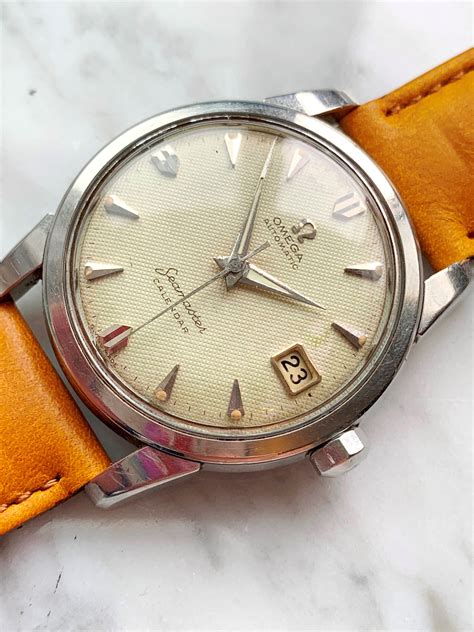 vintage omega seamaster calendar automatic 1962|vintage Omega Seamaster for sale.